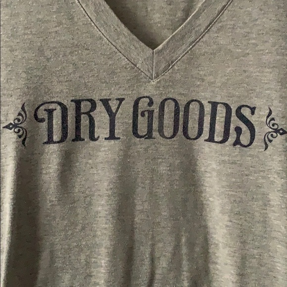 Dry goods light grey v neck tee - Picture 4 of 4
